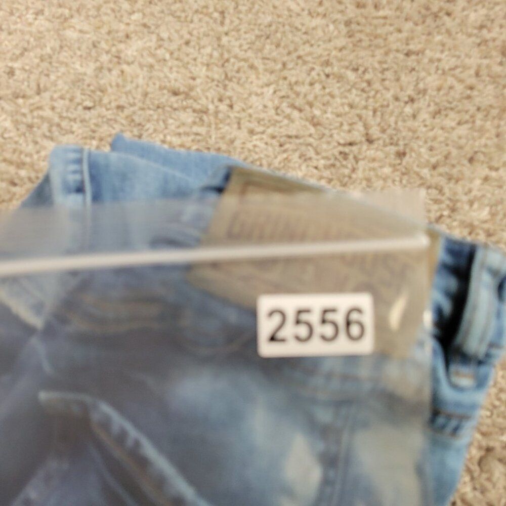 Grindhouse Jeans Mens 32x31 Distressed Grunge Dark Wash Stretch - Picture 7 of 7